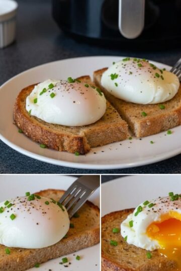 air fryer poached eggs