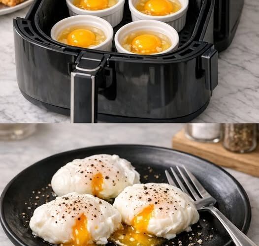 air fryer poached eggs