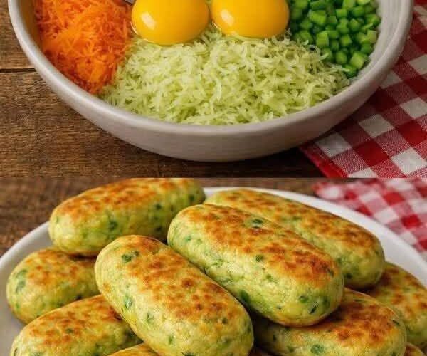 crispy zucchini oatmeal patties