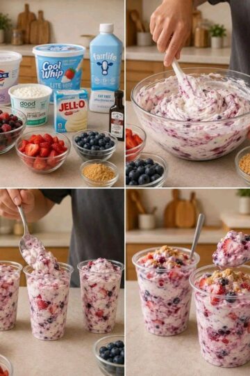 easy berry cheese cake