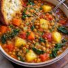 healthy Mediterranean Lentil Soup Recipe