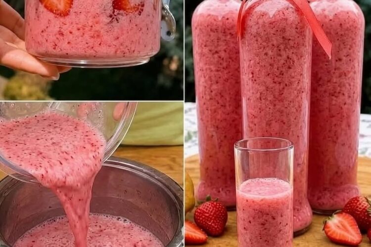 strawbery welleness drink